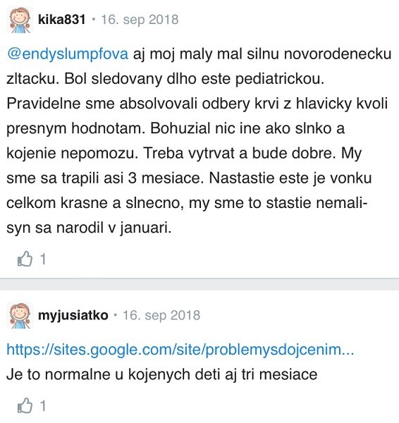 Novorodenecká žltačka diskusia Modrykonik