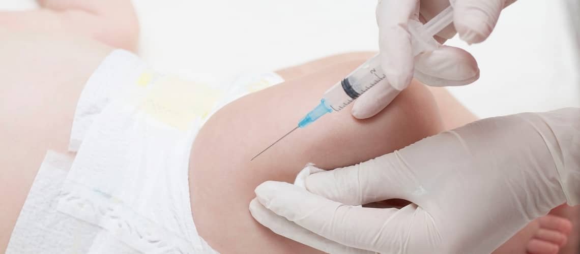 Prvé očkovanie bábätka