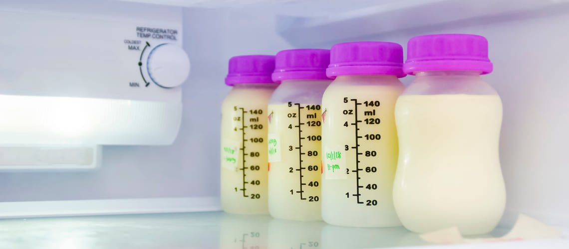 Skladovanie materského mlieka