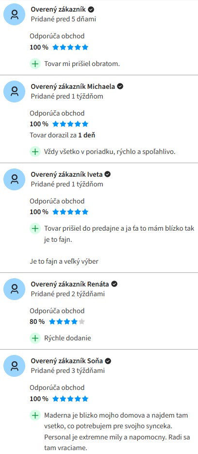 Maderna.sk skúsenosti