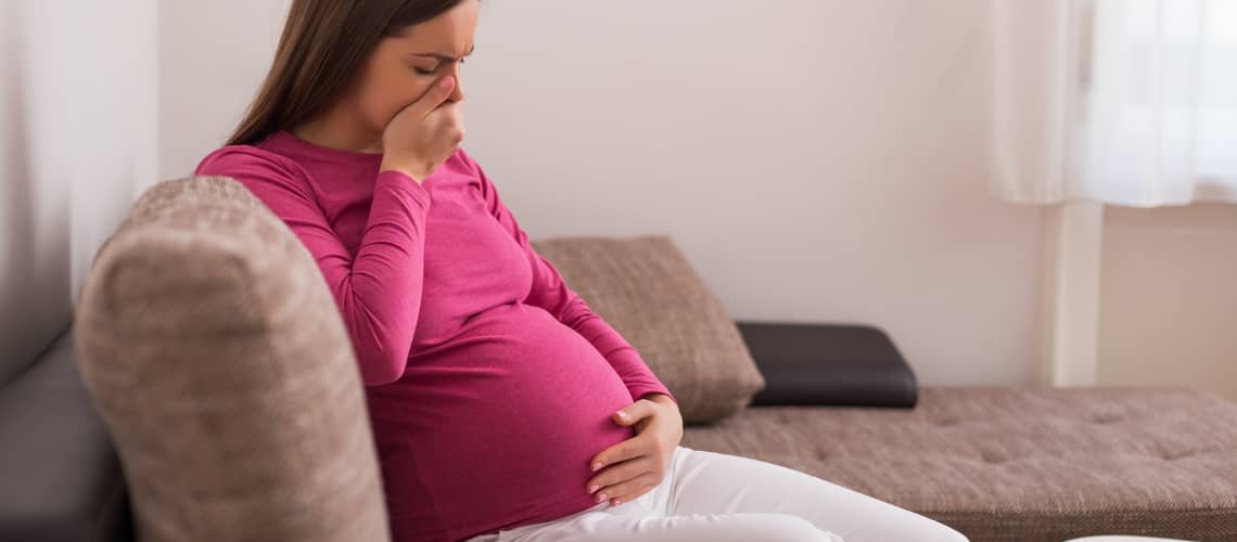 Hnačka pred pôrodom alebo zvracanie