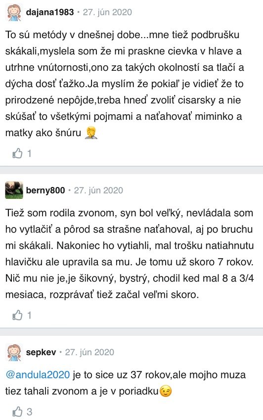 Pôrod zvonom skúsenosti Modrykonik