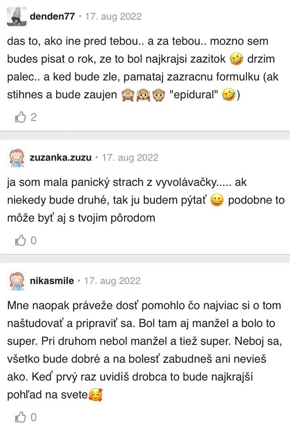 Strach z pôrodu skúsenosti Modrykonik