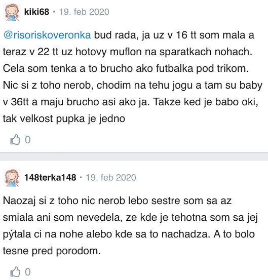 16. týždeň tehotenstva skúsenosti Modrykonik