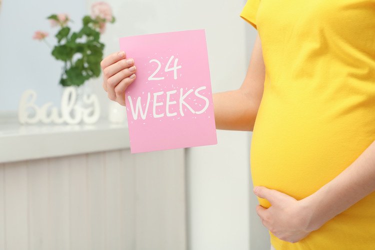 24. týždeň tehotenstva veľkosť bruška