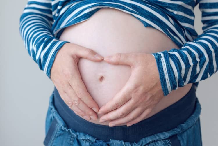 25. týždeň tehotenstva veľkosť bruška