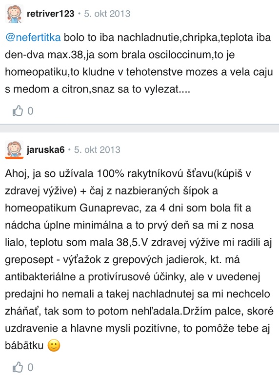 Chrípka, nádcha a prechladnutie v tehotenstve skúsenosti Modrykonik