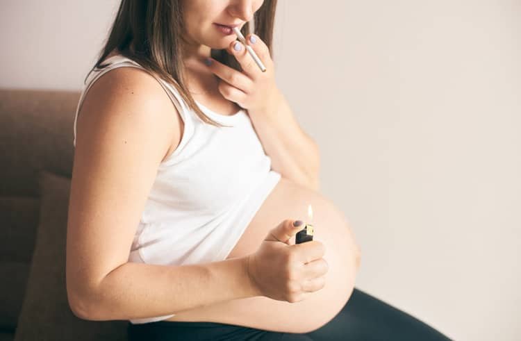 Fajčenie počas tehotenstva