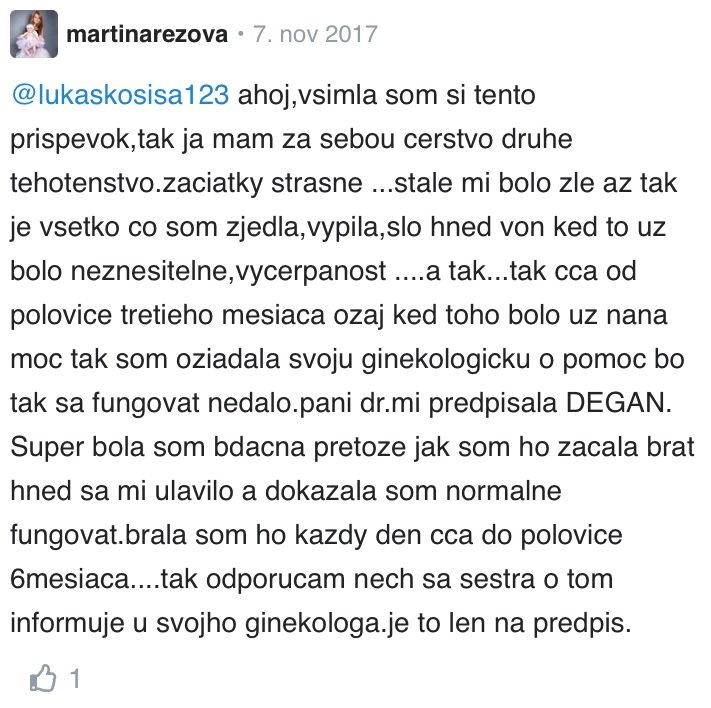 Nevoľnosť v tehotenstve skúsenosti Modrykonik