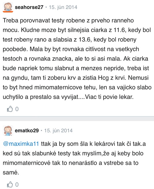 Duch na tehotenskom teste diskusia Modrykonik