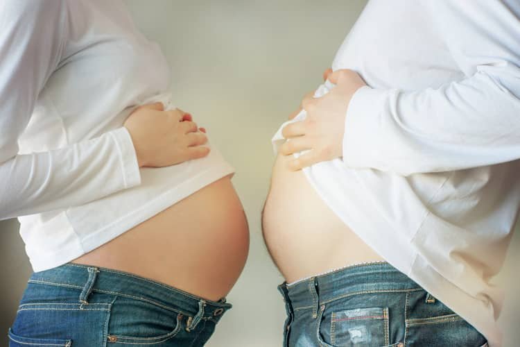 Tehotenské vs tukové bruško