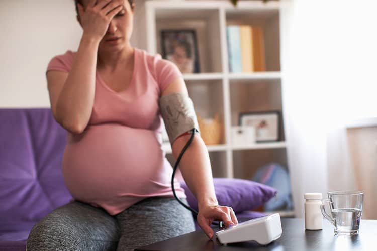 Kontrola krvného tlaku v tehotenstve